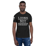 Lions Not Sheep Unisex t-shirt military