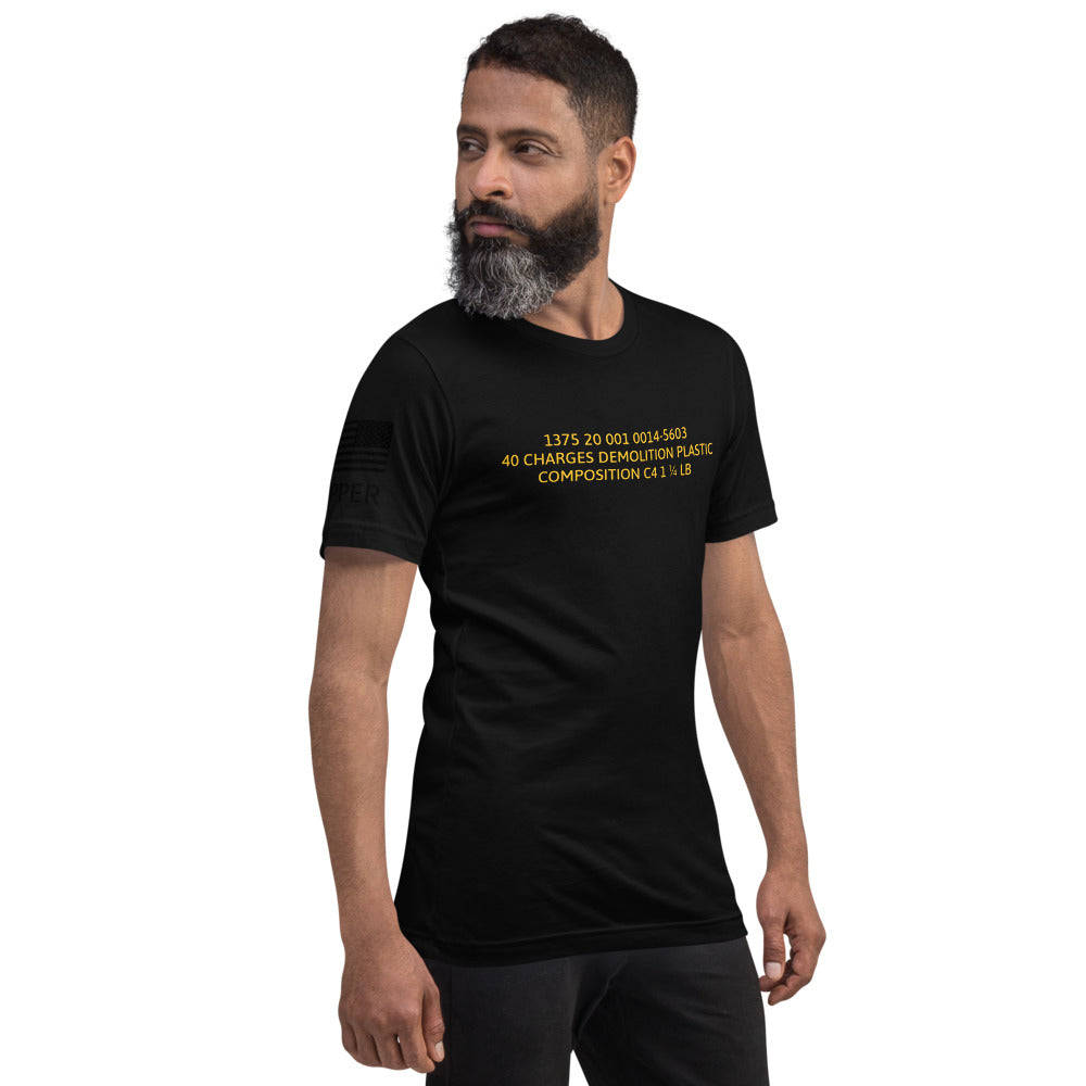 C4 Engineer Military Unisex T-Shirt