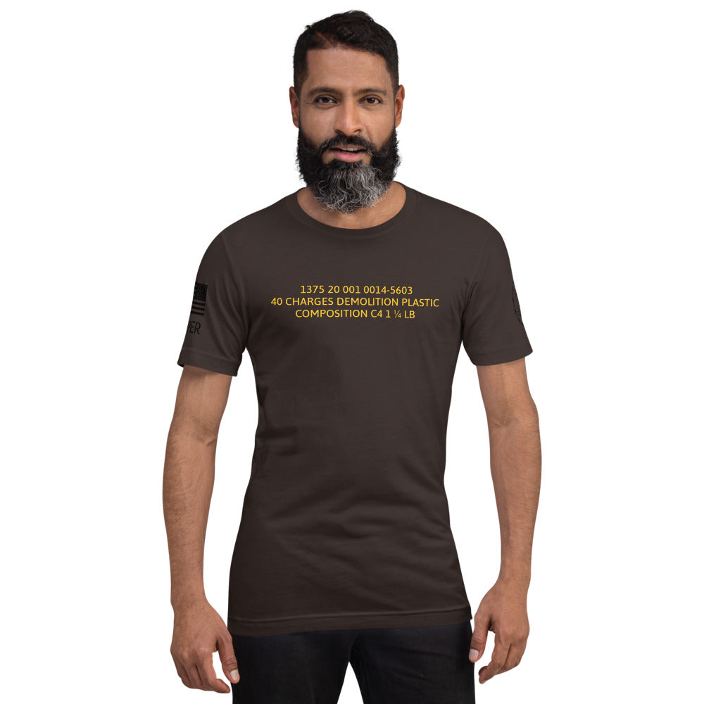 C4 Engineer Military Unisex T-Shirt