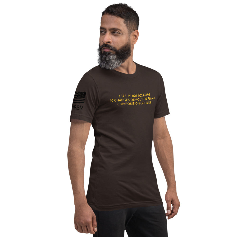 C4 Engineer Military Unisex T-Shirt