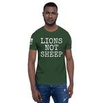 Lions Not Sheep Unisex t-shirt military