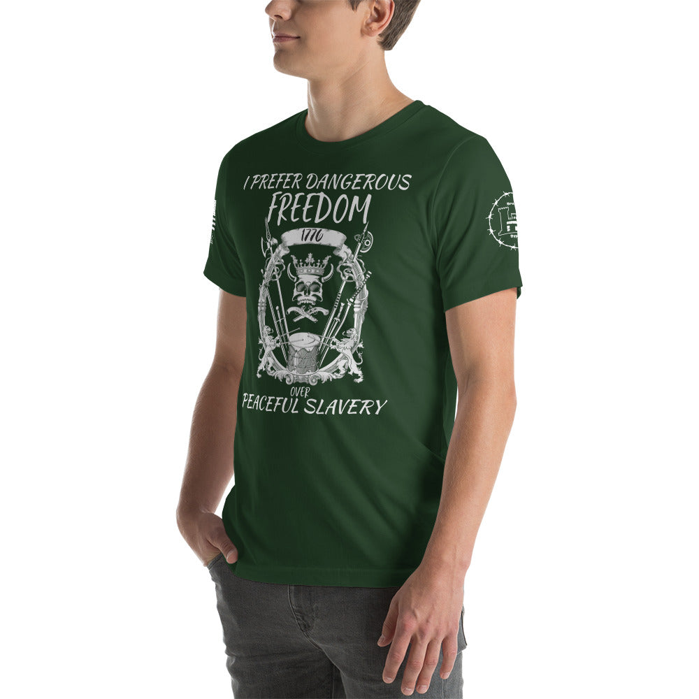 Dangerous Freedom Unisex t-shirt military