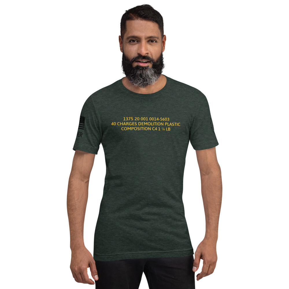 C4 Engineer Military Unisex T-Shirt