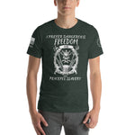 Dangerous Freedom Unisex t-shirt military