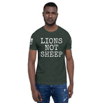 Lions Not Sheep Unisex t-shirt military