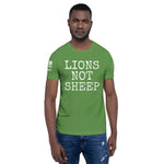 Lions Not Sheep Unisex t-shirt military