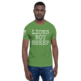 Lions Not Sheep Unisex t-shirt military