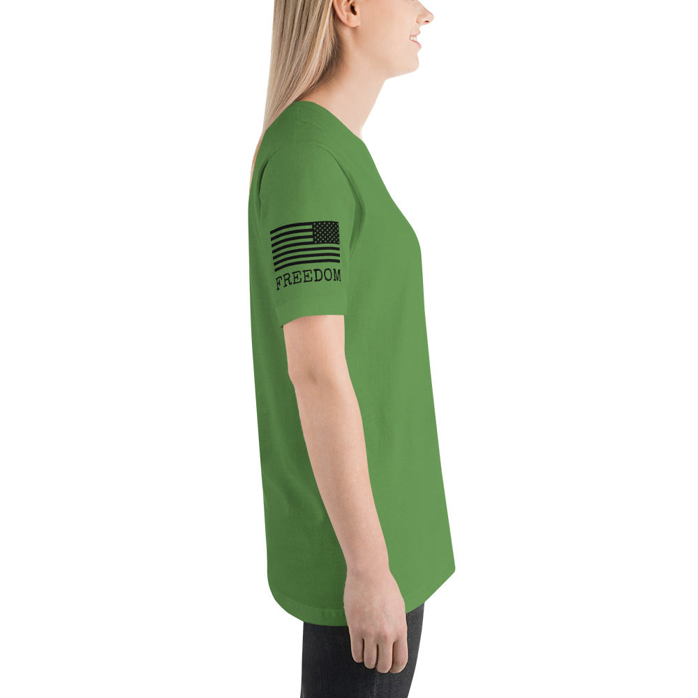 Freedom Red White Blue Unisex t-shirt military