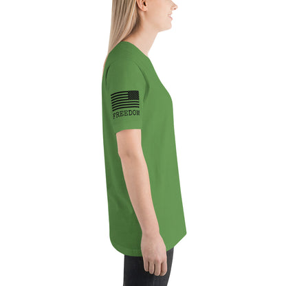 Freedom Red White Blue Unisex t-shirt military