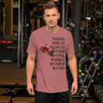 Alcohol Christmas Reindeer Short-Sleeve Unisex T-Shirt funny seasonal