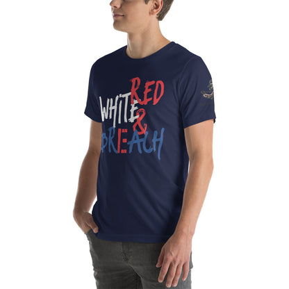 Red White & Breach Unisex t-shirt engineers