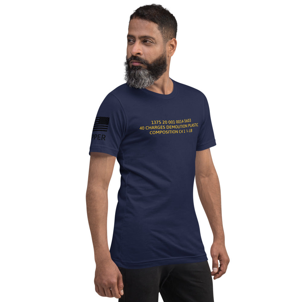 C4 Engineer Military Unisex T-Shirt