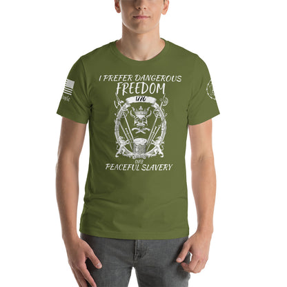 Dangerous Freedom Unisex t-shirt military