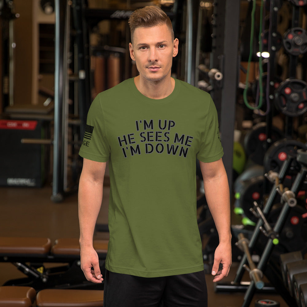 I'm Up Unisex t-shirt military