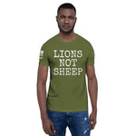 Lions Not Sheep Unisex t-shirt military