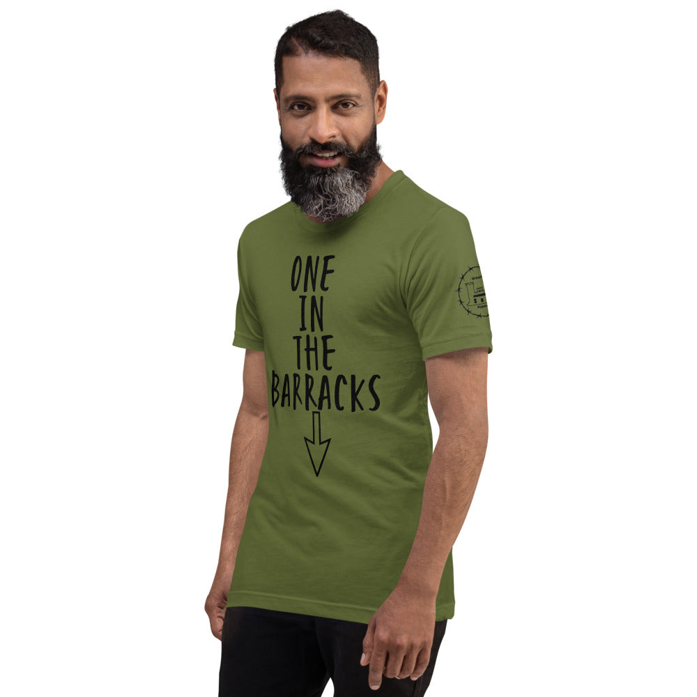 One in the Barracks Short-Sleeve Unisex T-Shirt military