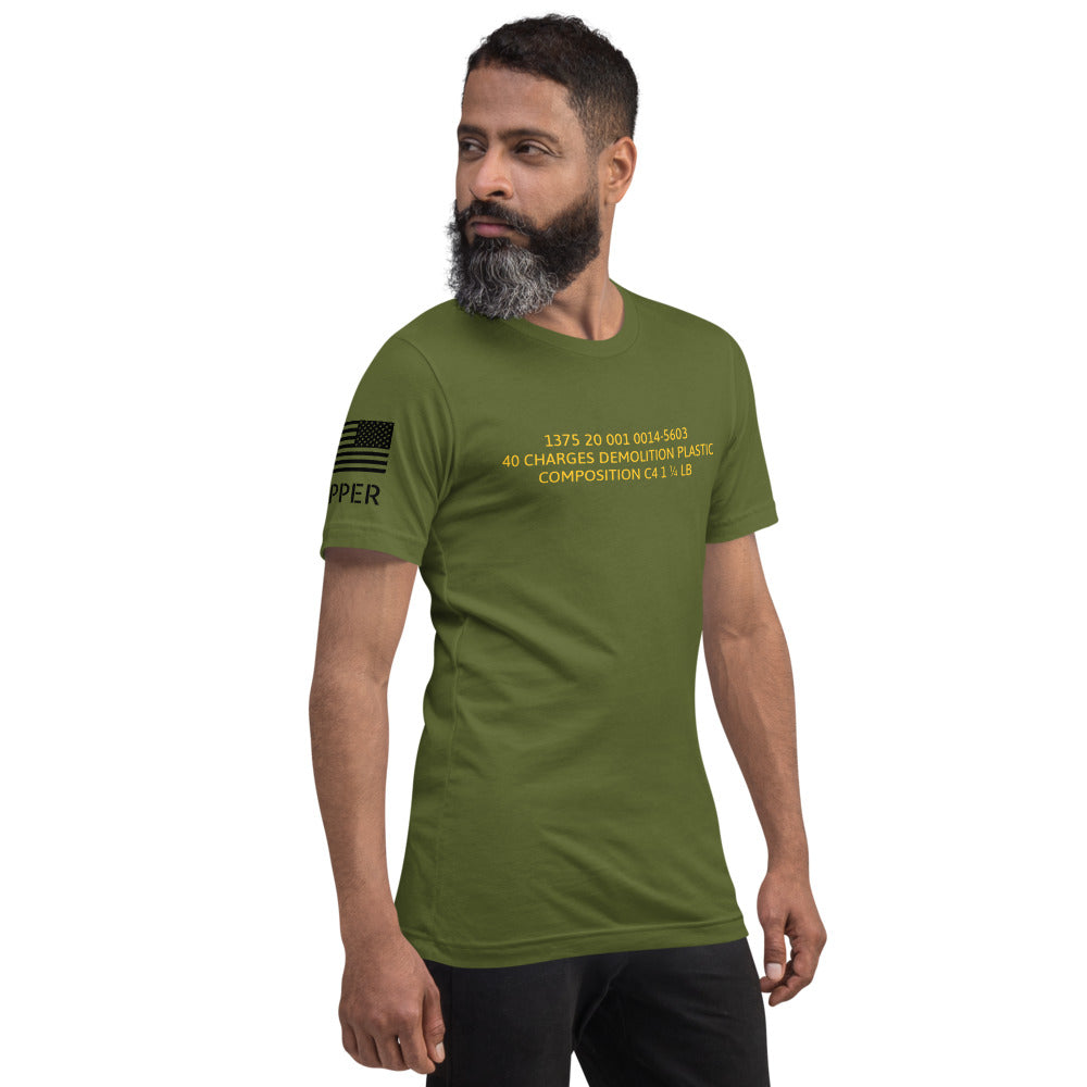 C4 Engineer Military Unisex T-Shirt