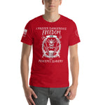 Dangerous Freedom Unisex t-shirt military