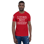 Lions Not Sheep Unisex t-shirt military