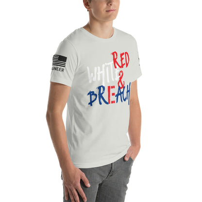 Red White & Breach Unisex t-shirt engineers