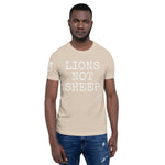 Lions Not Sheep Unisex t-shirt military