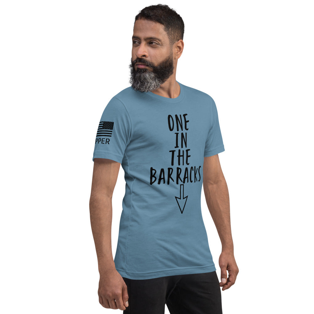 One in the Barracks Short-Sleeve Unisex T-Shirt military