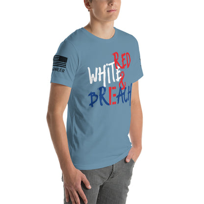 Red White & Breach Unisex t-shirt engineers