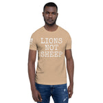 Lions Not Sheep Unisex t-shirt military