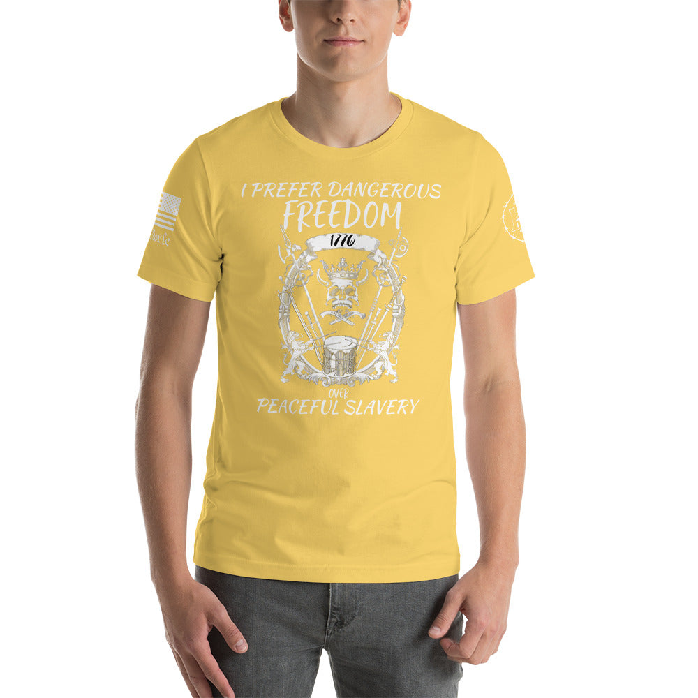 Dangerous Freedom Unisex t-shirt military