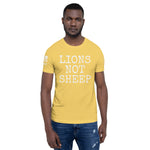 Lions Not Sheep Unisex t-shirt military