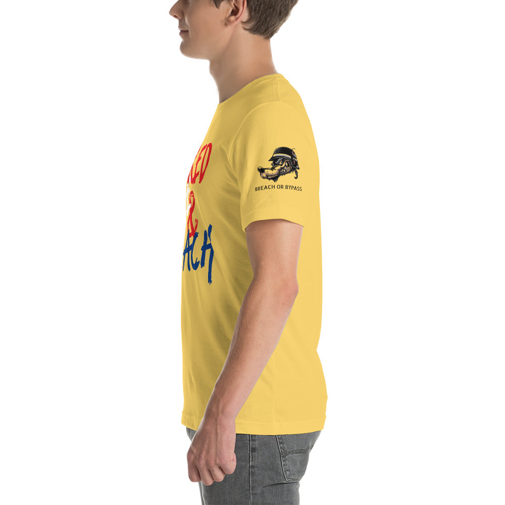 Red White & Breach Unisex t-shirt engineers