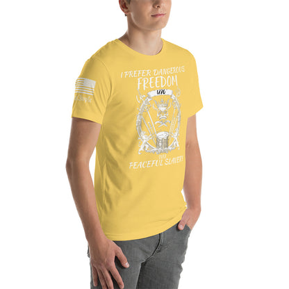 Dangerous Freedom Unisex t-shirt military