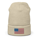 USA Flag BorB Waffle beanie accessories