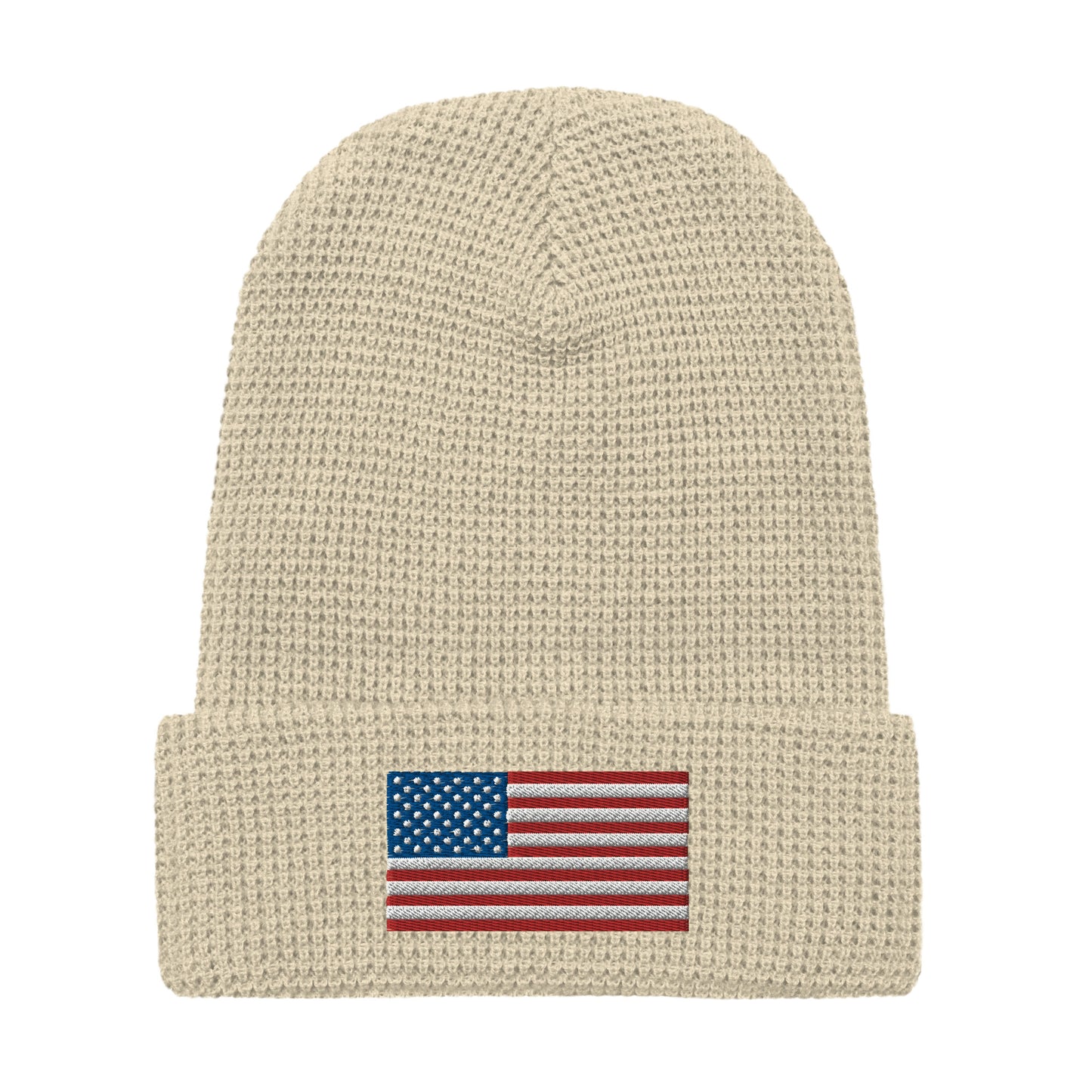 USA Flag BorB Waffle beanie accessories