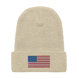 USA Flag BorB Waffle beanie accessories