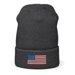 USA Flag BorB Waffle beanie accessories