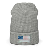 USA Flag BorB Waffle beanie accessories