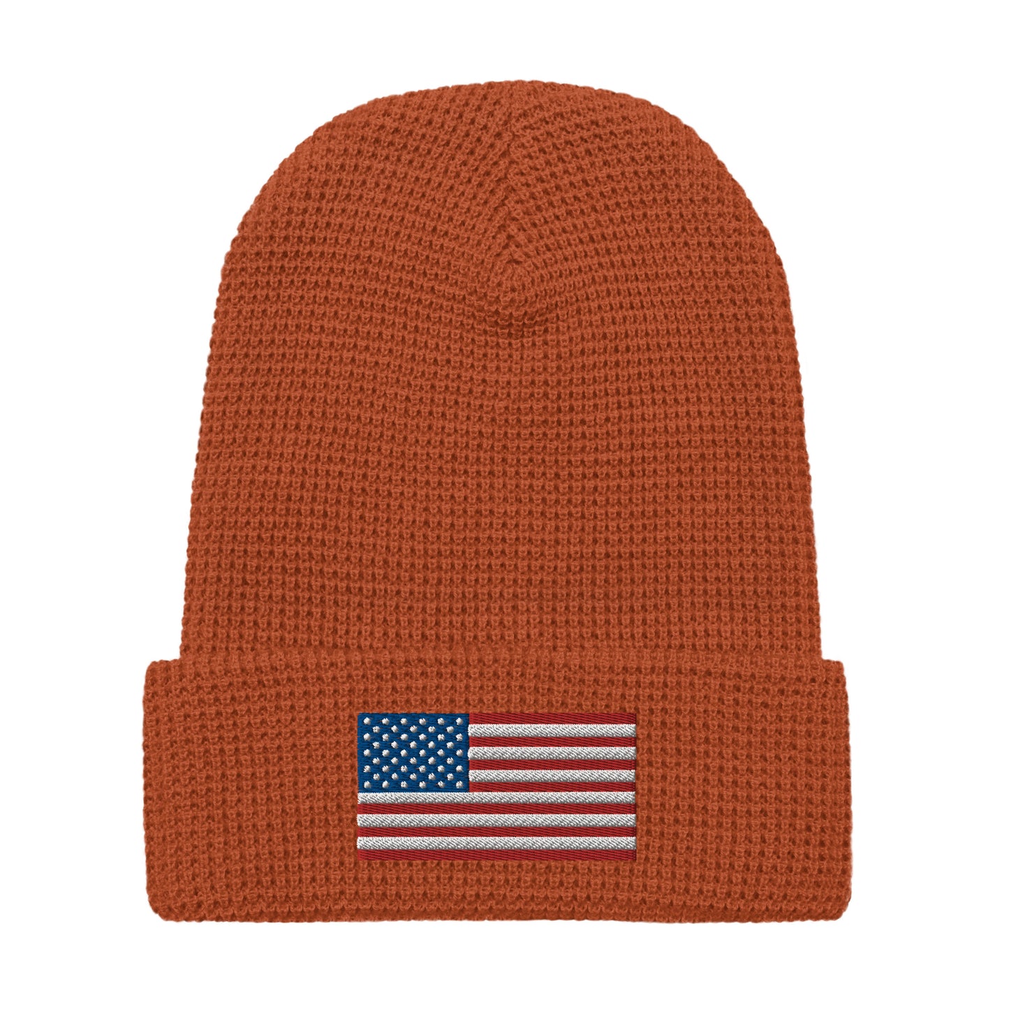 USA Flag BorB Waffle beanie accessories