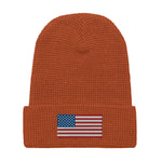 USA Flag BorB Waffle beanie accessories