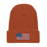 USA Flag BorB Waffle beanie accessories
