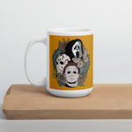 Jason Michael Scream Floral White glossy mug accessories seasonal