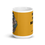 Jason Michael Scream Floral White glossy mug accessories seasonal