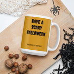 Jason Michael Scream Floral White glossy mug accessories seasonal