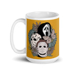 Jason Michael Scream Floral White glossy mug accessories seasonal