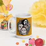 Jason Michael Scream Floral White glossy mug accessories seasonal