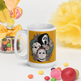 Jason Michael Scream Floral White glossy mug accessories seasonal