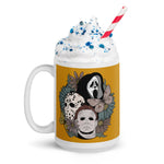 Jason Michael Scream Floral White glossy mug accessories seasonal