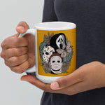 Jason Michael Scream Floral White glossy mug accessories seasonal