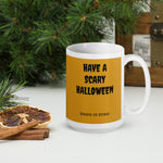 Jason Michael Scream Floral White glossy mug accessories seasonal