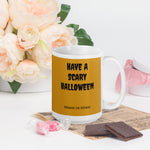 Jason Michael Scream Floral White glossy mug accessories seasonal